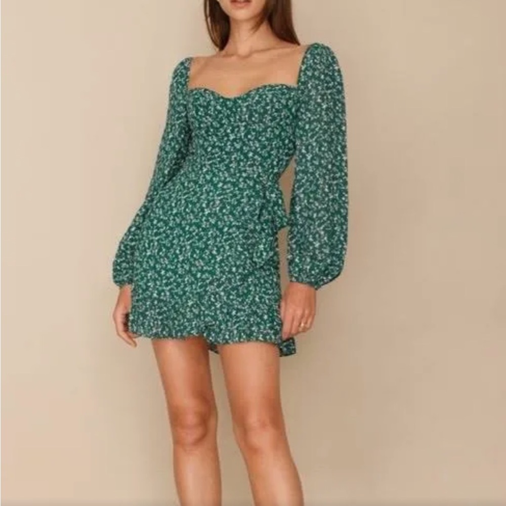 Reformation Cammi dress Parsley- size 4 - Picture 4 of 4